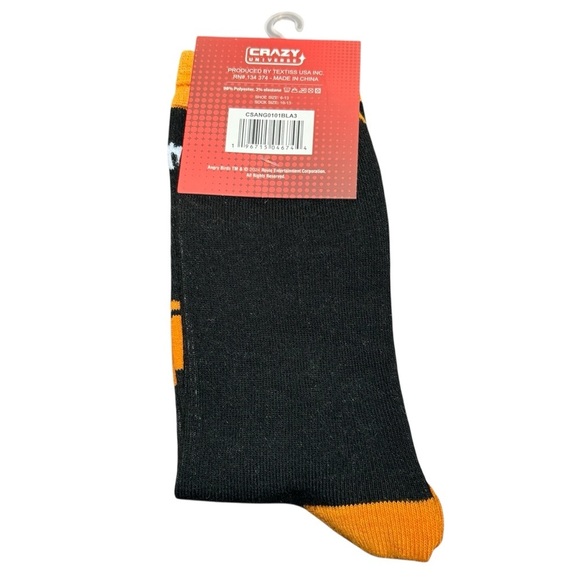 3/$20 Crazy Socks Angry Birds for Men & Women Cozy Funny Gift for Game Lovers - Picture 3 of 6
